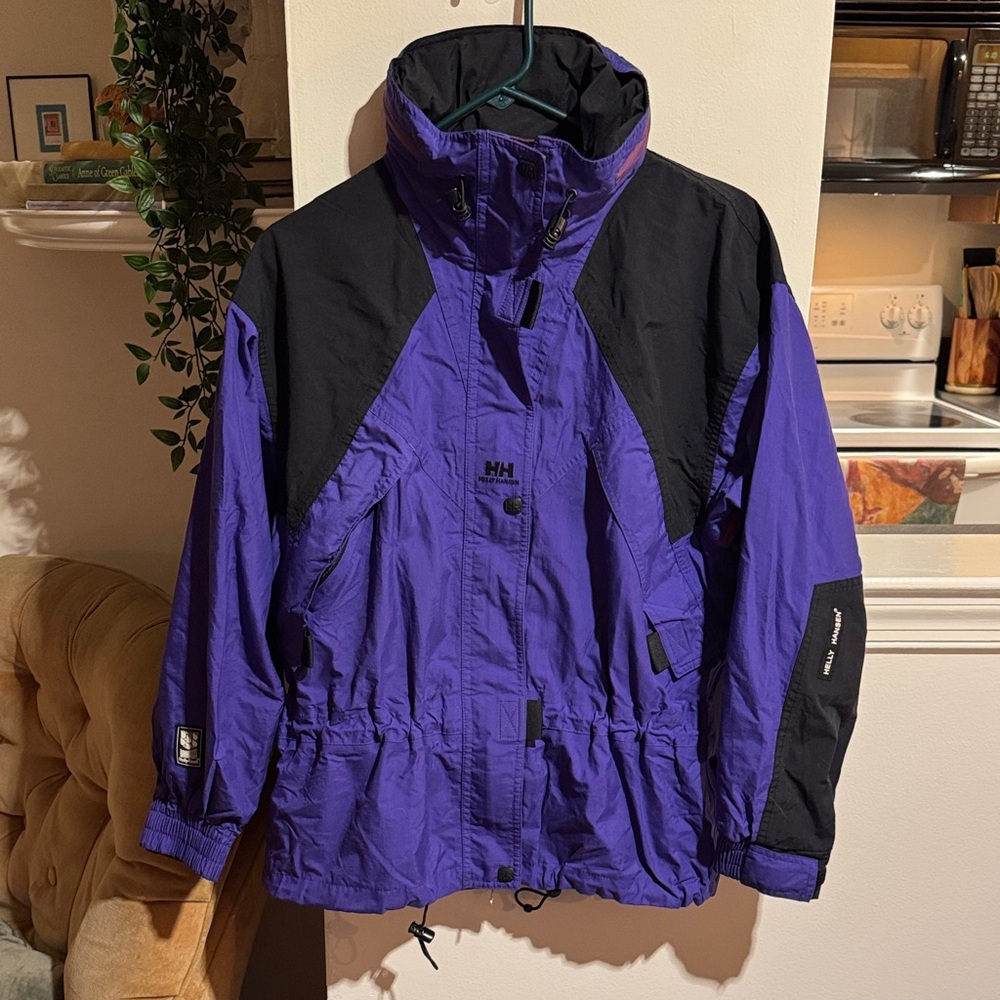 Vintage Y2K Helly Hansen Violet Tech Ski Parka Coat